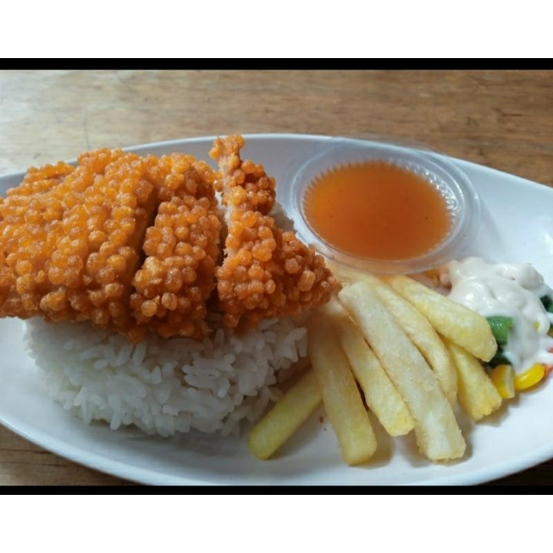 

CRUMBLE CHICKEN STEAK FROZEN BY SORE STEAK