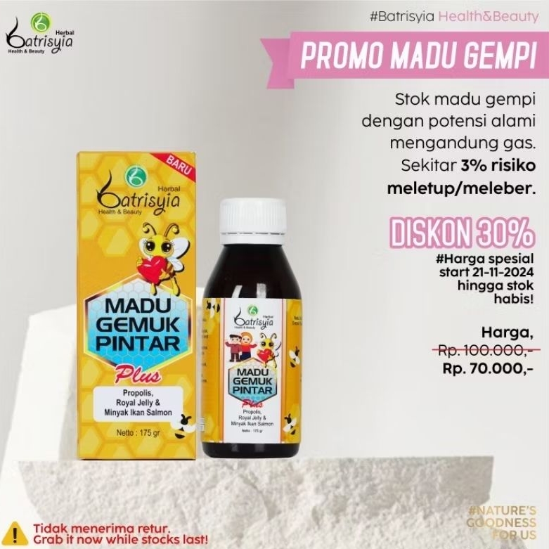 

Batrisyia Madu Gempi 175 g