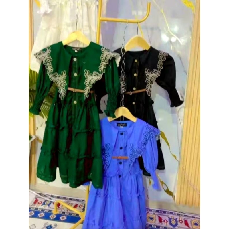 MIDI dress couple ibu dan anak (Harga ECER)