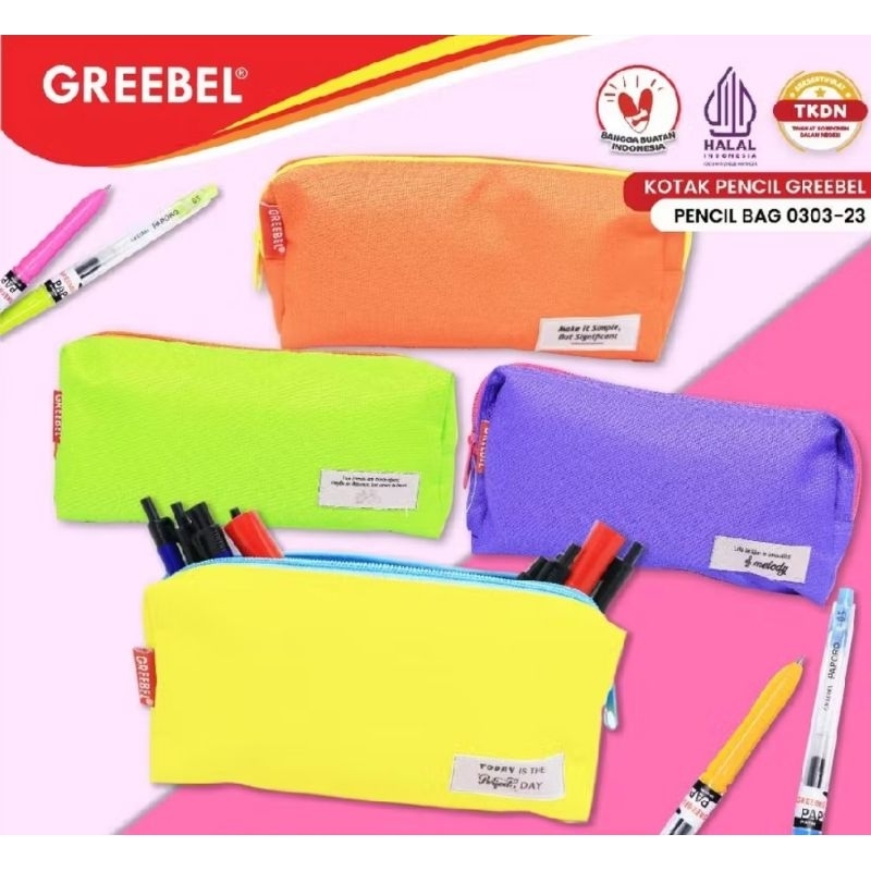 

Kotak Pensil / GREEBEL PENCIL BAG ( 0303-23 )