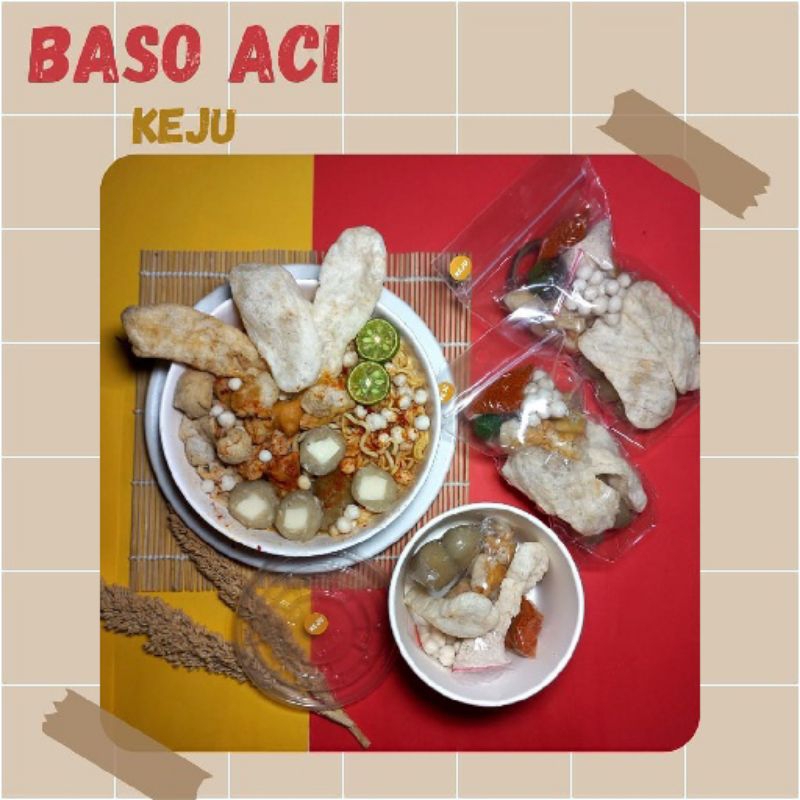 

Bakso Aci Varian Keju Homemade