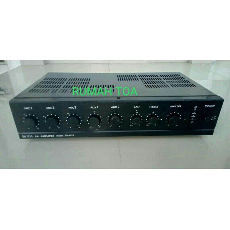 Ampli TOA ZA-1121 / 120 watt - max 180 watt. Barang bekas, normar, ori dan mulus.