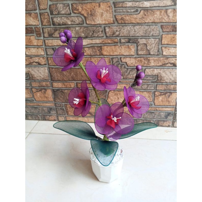 Bunga Hias Stoking Anggrek/Bunga stoking/Bunga hias