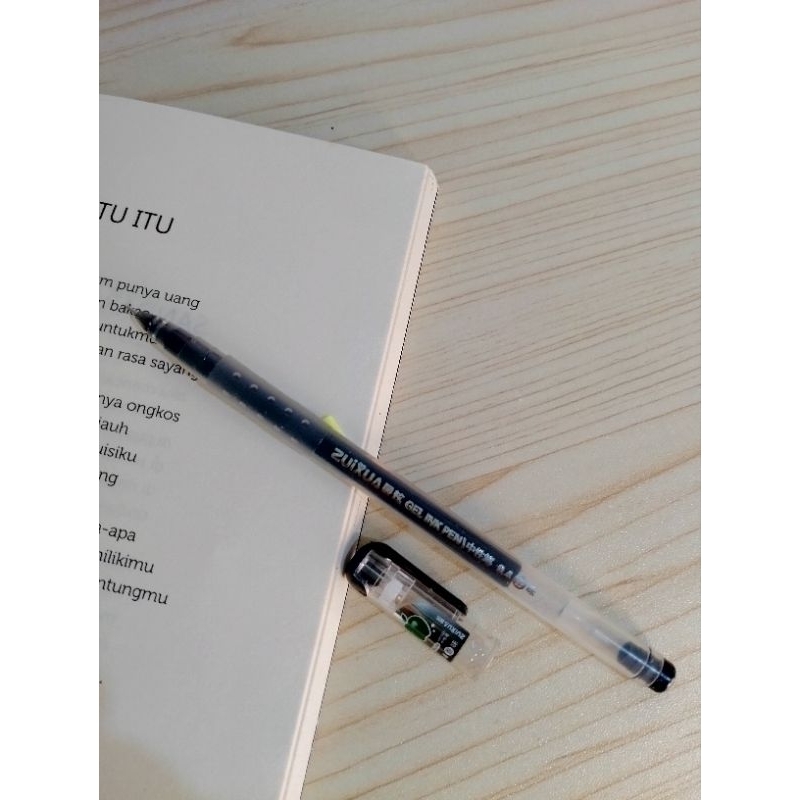 

Pulpen Gel Zuixua | Pulpen Apel Isi 12 pcs