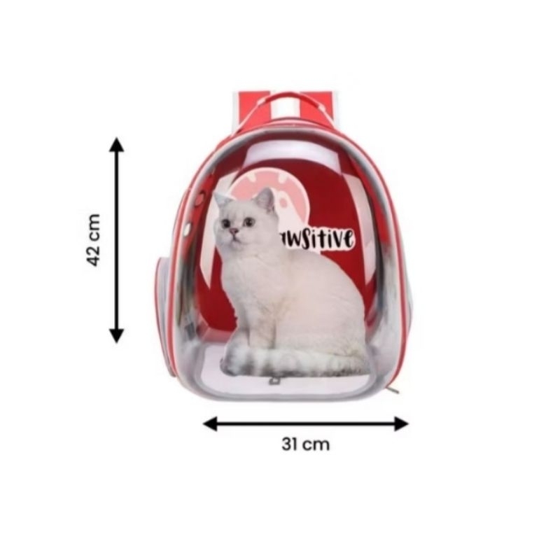 tas kucing model astronot