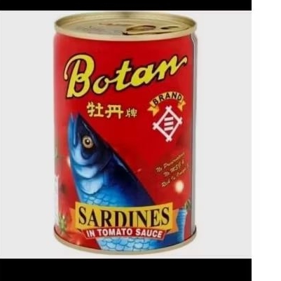 

botan sarden 425 gr Ikan Sarden dalam kaleng dengan saus tomat