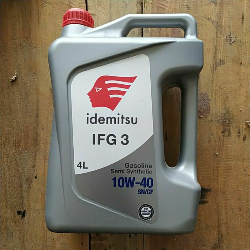 Oli Mesin Bensin IFG3 10W-40 Idemitsu 4 Liter