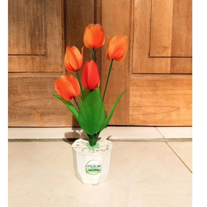 Bunga hias stoking tulip/bunga stoking/bunga tulip