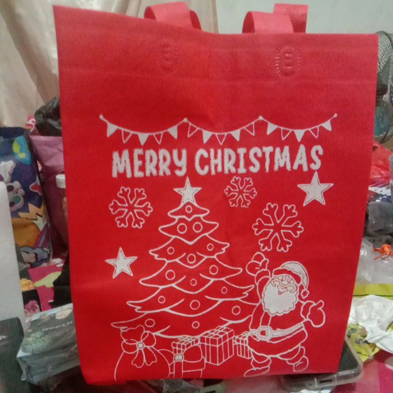 

tas kain spunbond 22x22 natal box kue