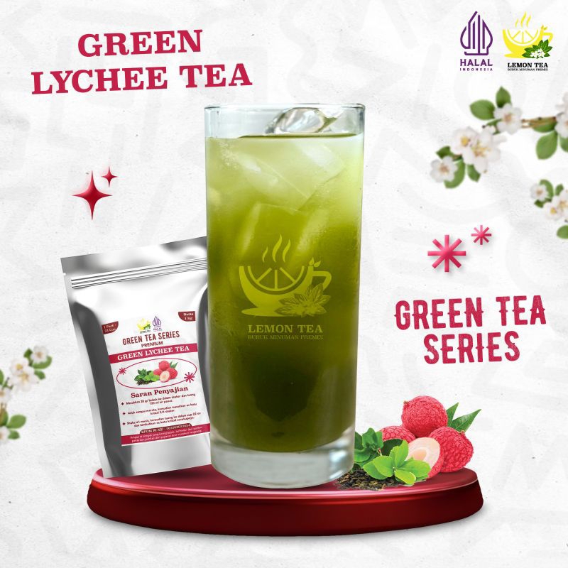 

MINUMAN BUBUK INSTAN GREEN LYCHEE TEA 1KG HALAL BPOM