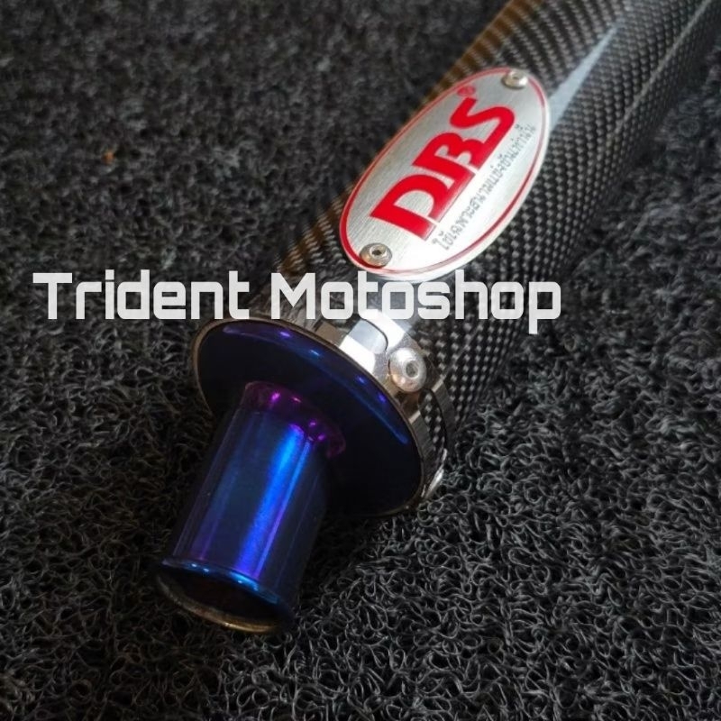 silincer knalpot ninja r rr dbs original thailand carbon titanium