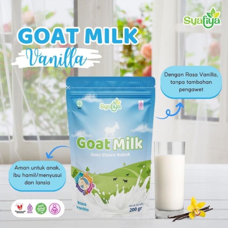 

GOATMILK SYAFIYA RASA VANILLA 200 gram