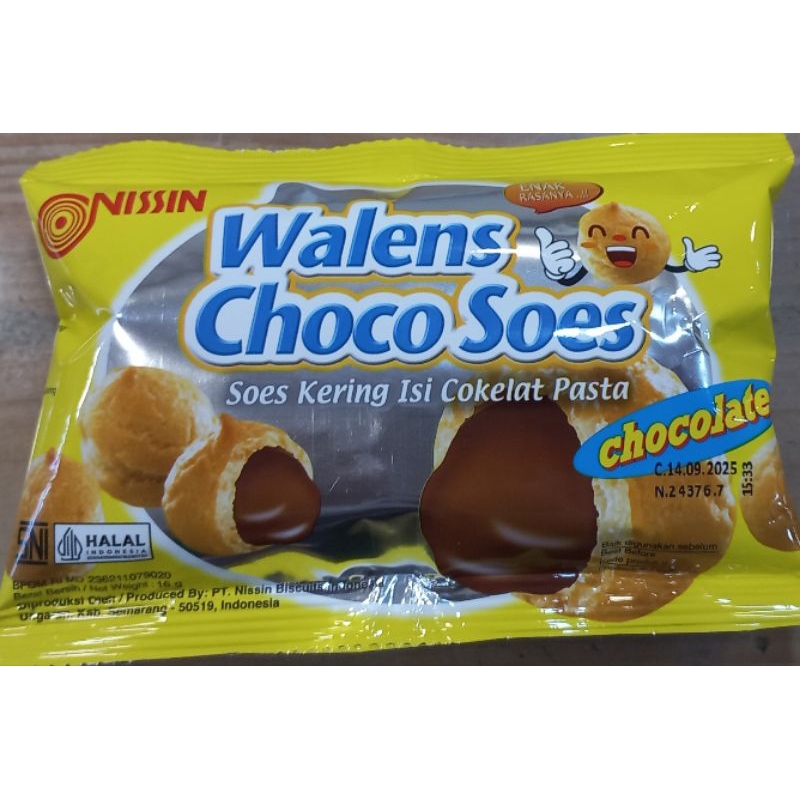 

Nissin Walens Chocolate Soes 16gr