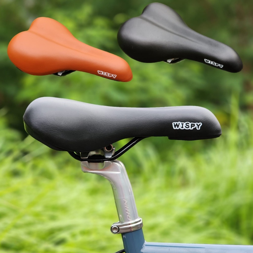 Paling Diminati Sadel Sepeda Wispy Laddle Classic el Kulit Empuk Jok Sepeda Lipat MTB Roadbike Feder