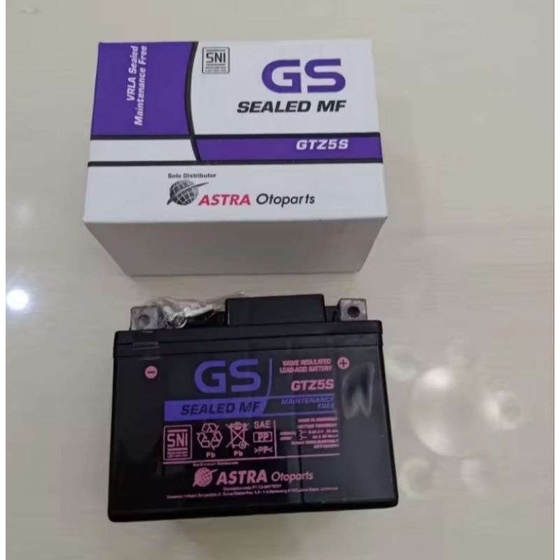 AKI GS ASTRA GTZ5  ORIGINAL MIO M3 AKI KERING AKI MOTOR HONDA VARIO SUPRA 125