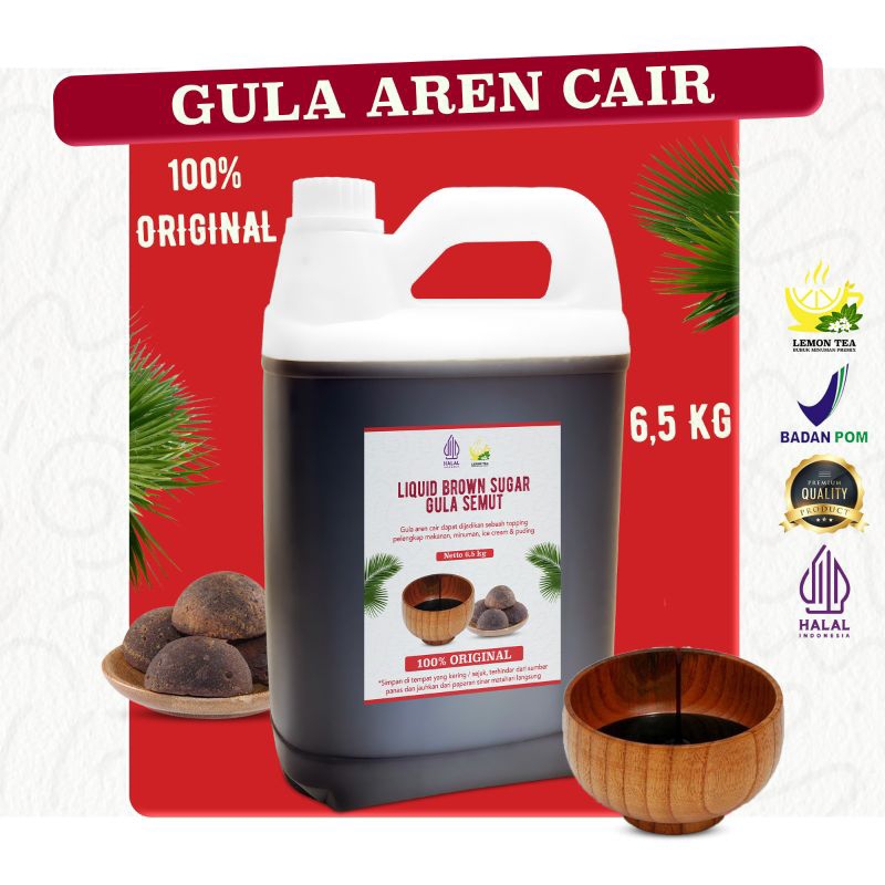 

GULA AREN CAIR ORIGINAL- JIREGEN 6.5 KG