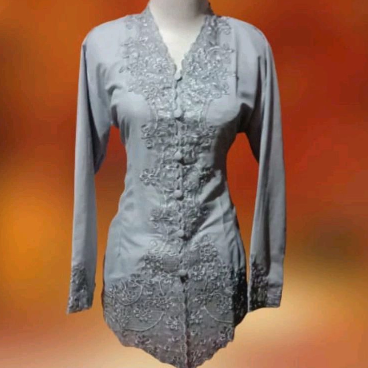 KEBAYA ENCIM BORDIR SENADA ABU ABU- JOTOL