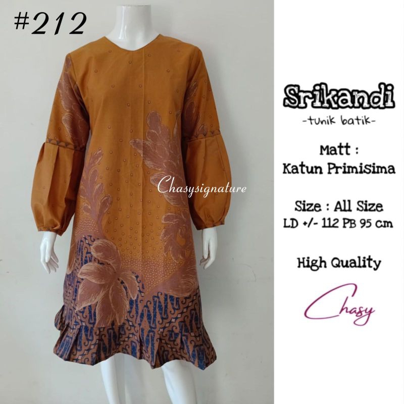 Tunik batik srikandi 212 ori batik solo