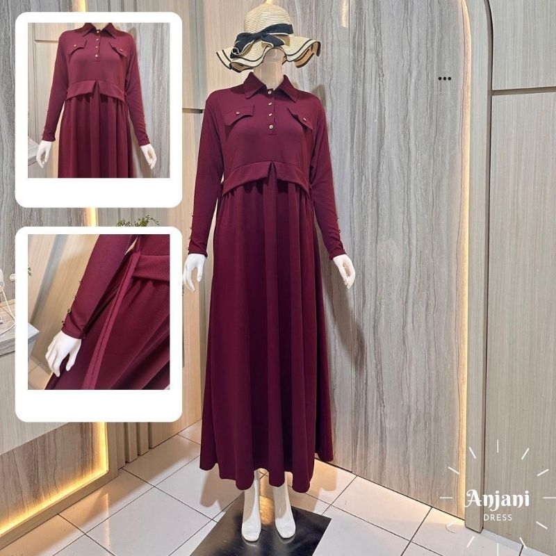 ANJANI DRESS/GAMIS ANJANI/MIDI ANJANI