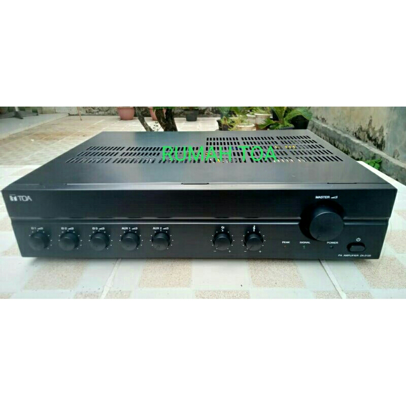 Ampli TOA ZA-2120 barang bekas, normal, ori dan mulus seperti baru