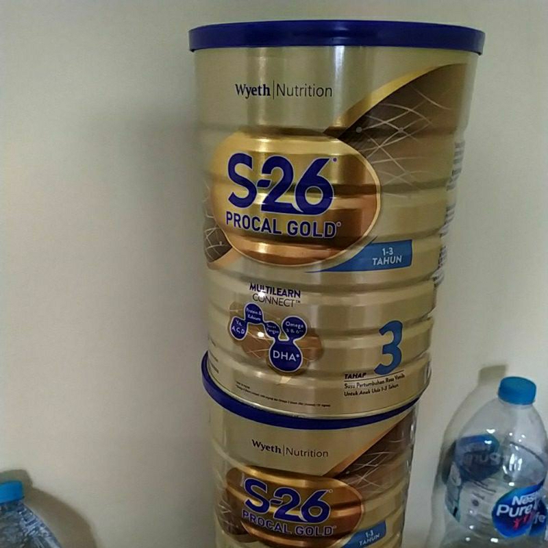 Kaleng Susu Bekas S26 Gold Tahap 3 1,6kg