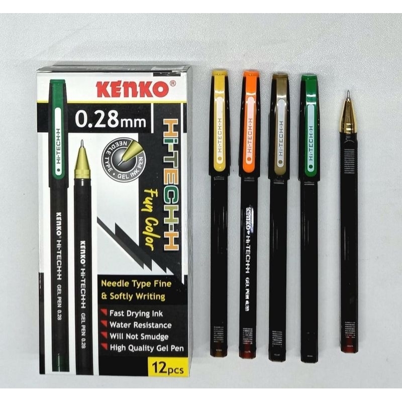 

Pen Kenko Hi Tech H 0,28mm Tinta Hitam