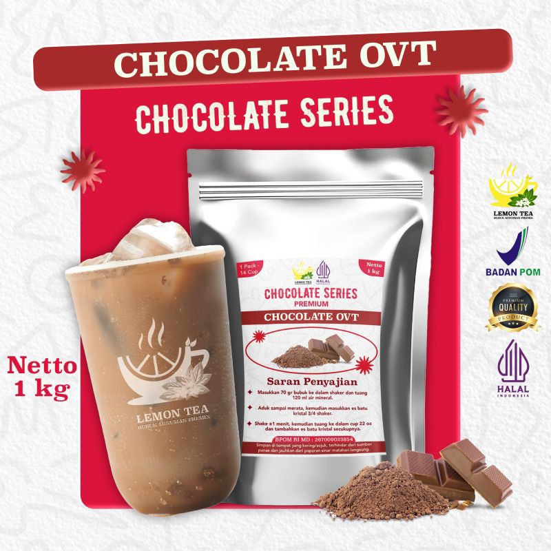 

Minuman Bubuk instan CHOCOLATE OVALTINE 1000gr Halal Bpom