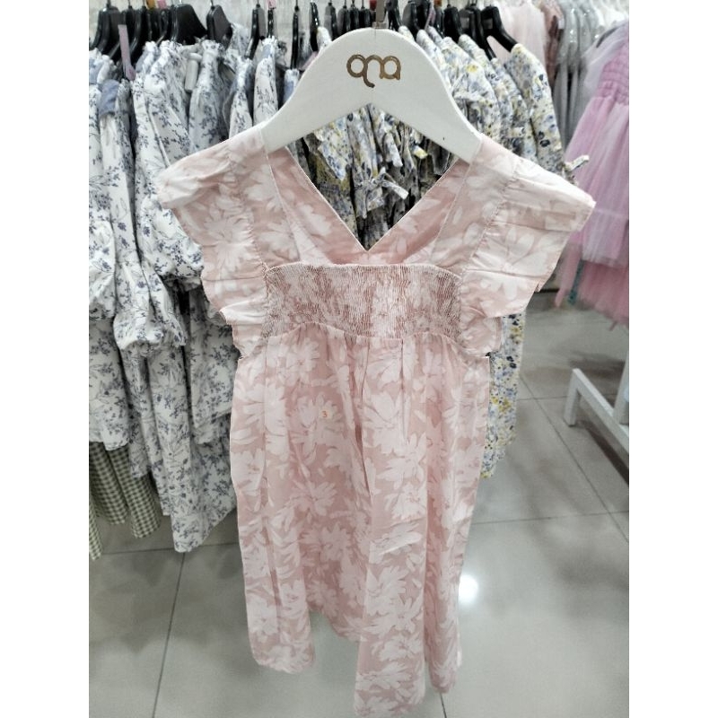 Qna baju Dress anak perempuan original size 1-4th