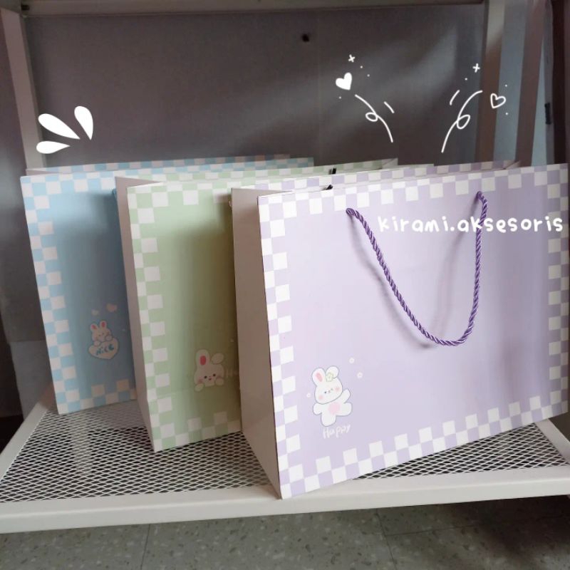 

Paperbag tas kado gift bag aesthetic aksesoris lucu