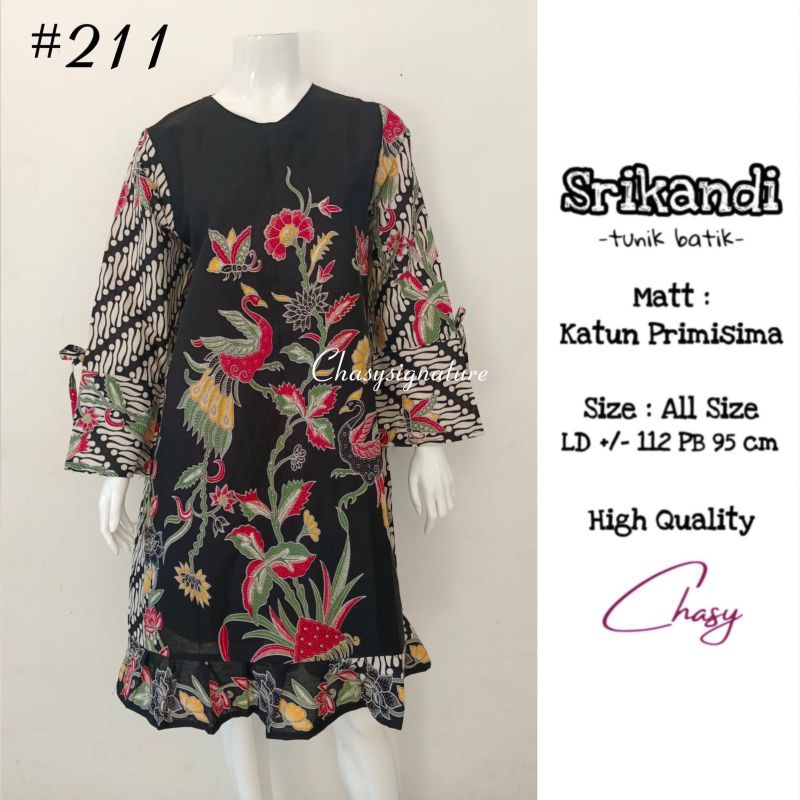 Tunik batik srikandi 211 ori batik solo