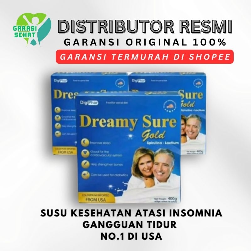 

BEST SELLER | DREAMY SURE GOLD SUSU INSOMNIA BIKIN TIDUR NYENYAK