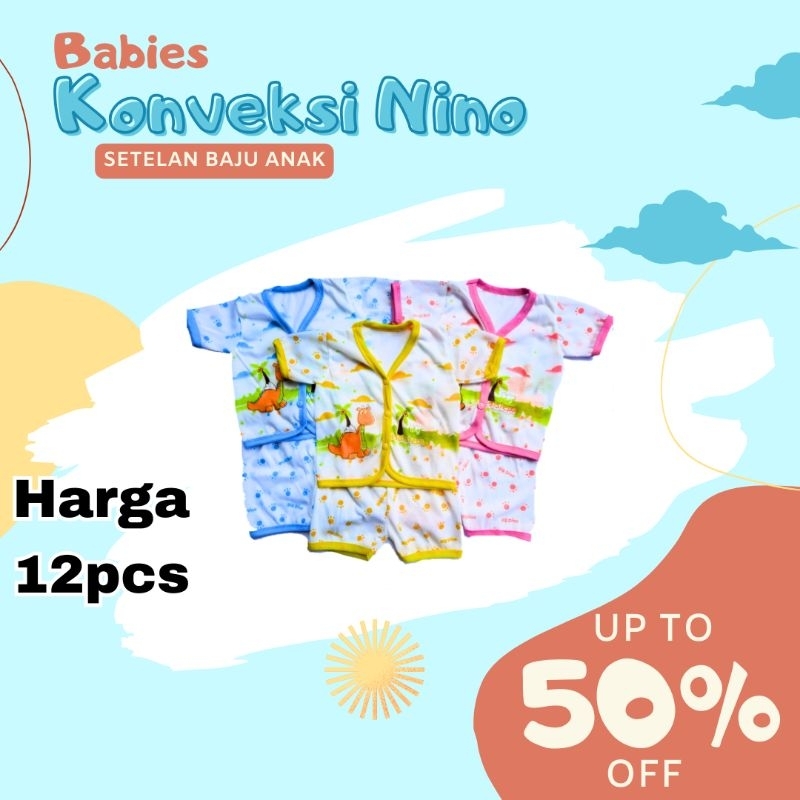 setelan bayi 12pcs | konveksi Nino | setelan bayi setelan anak stelan bayi stelan anak baju bayi baj