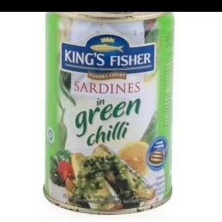 

King's Fisher Sarden Dalam Sambal Hijau Kaleng 425g