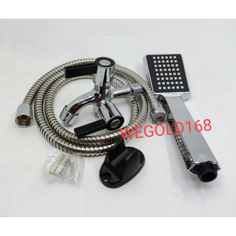 KRAN CABANG PLUS SHOWER MINIMALIS SET