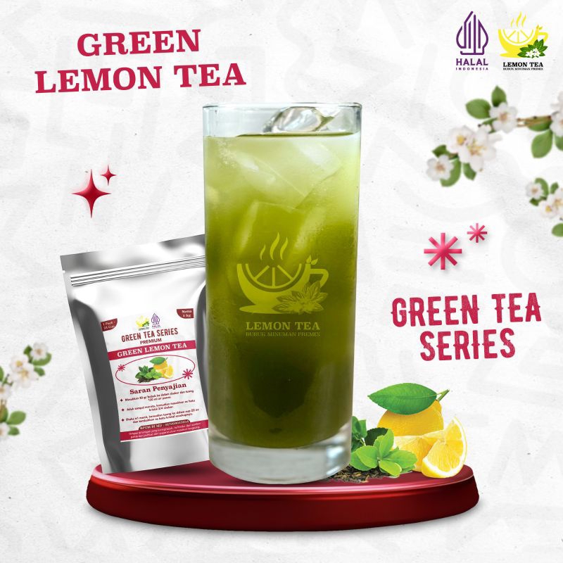 

MINUMAN BUBUK INSTAN GREEN LEMON TEA 1KG HALAL BPOM