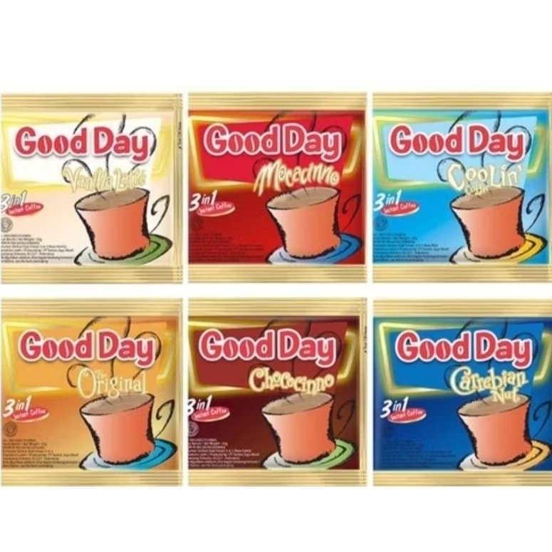 

Kopi good day request rasa 1 bungkus