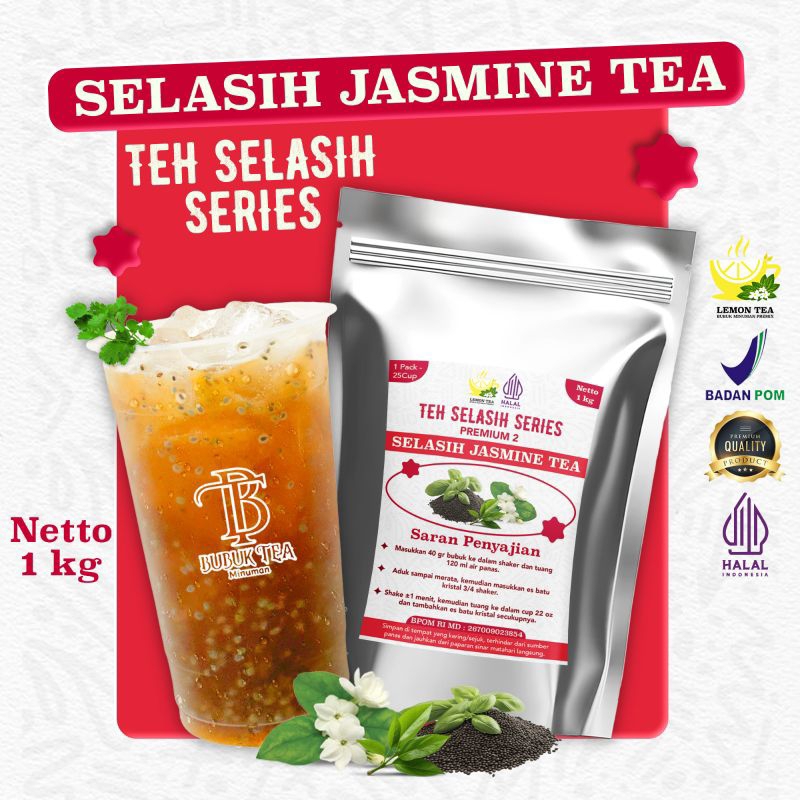

MINUMAN BUBUK INSTAN SELASIH JASMINE TEA 1KG HALAL BPOM