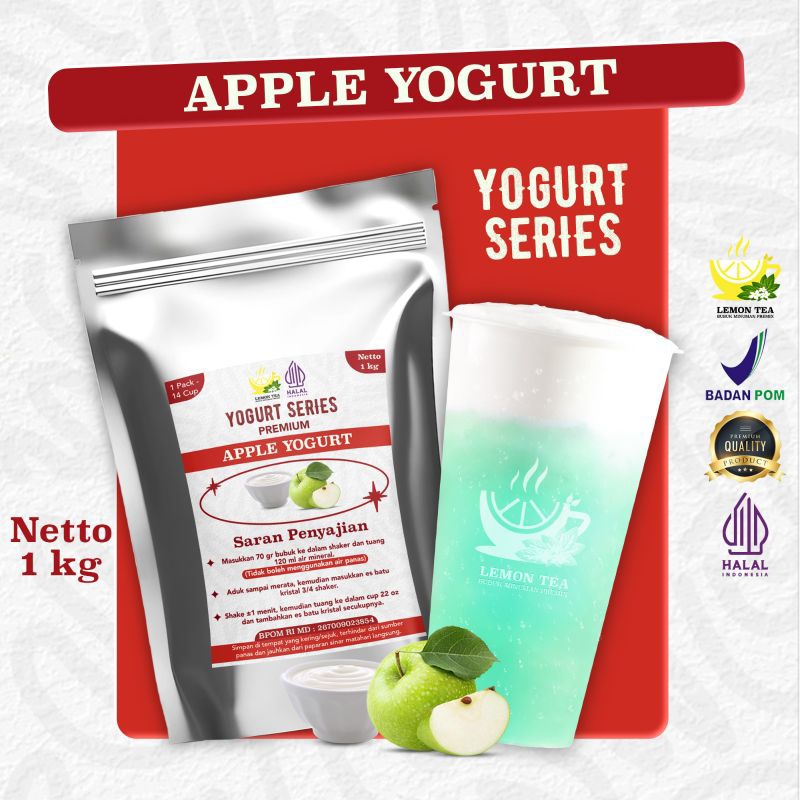

Bubuk Minuman APPLE YOGURT 1000gr