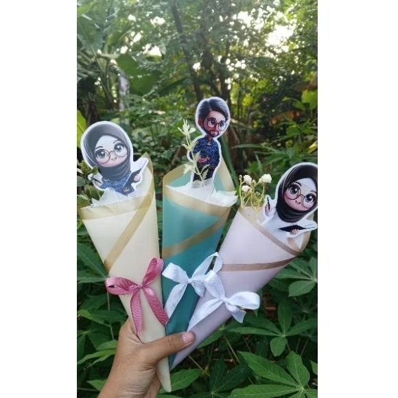 

Bouquet Hari Guru mini dan cantik