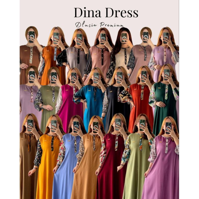 DASTER ARAB DLUSIA/DLUSIA DRESS/DLUSIA DINA DRESS/D'LUSIA DRESS/DRESS DLUSIA PREMIUM/GAMIS RAYON TWI