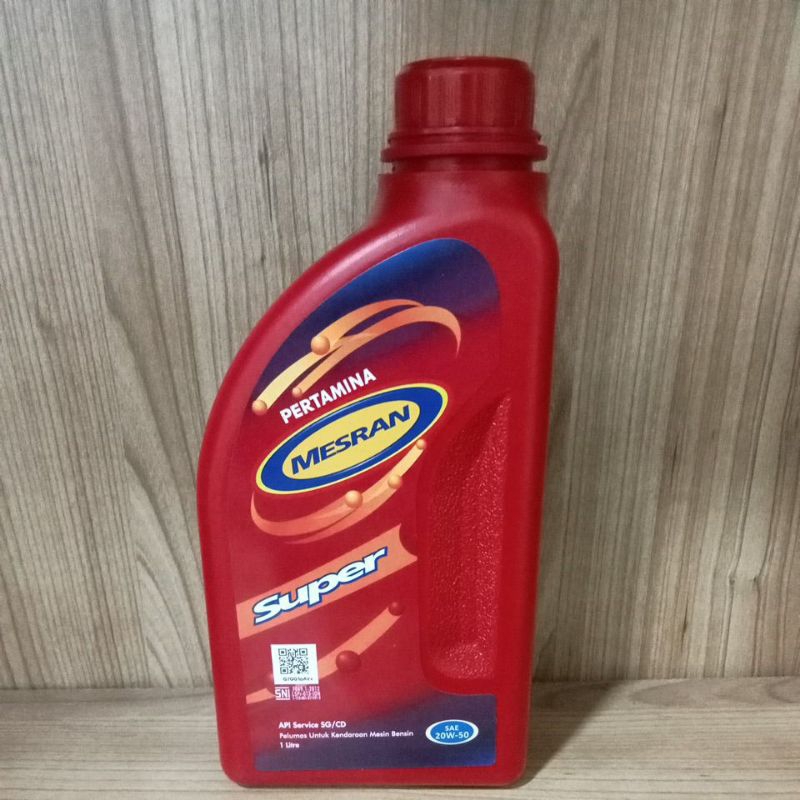 Oli MESRAN SUPER 1LITER -OLI MESIN PERTAMINA MESRAN SUPER SAE 20W-50 1LITER