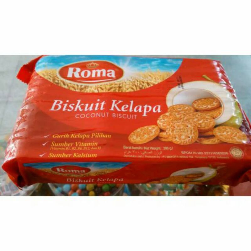 

Biskuit Roma Kelapa 300g