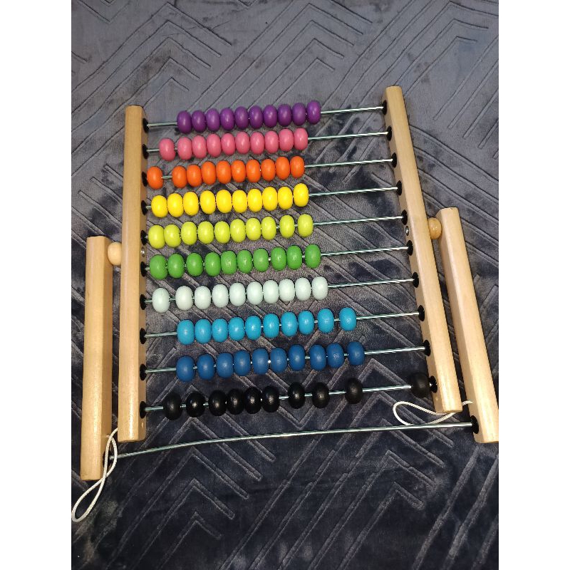 

preloves IKEA sempoa kayu Wooden abacus