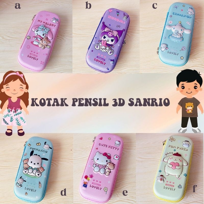 

[Ready] HBS - Tempat Pensil Sanrio Melody Kuromi Cinnamoroll