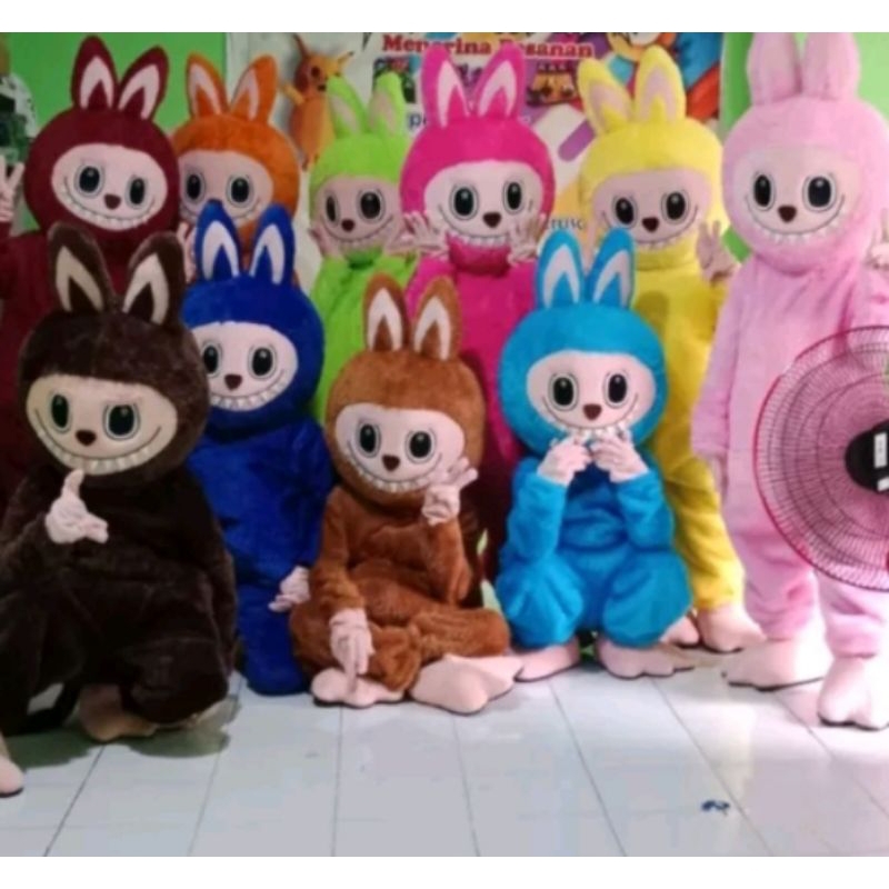 kostum labubu kostum badut labubu kostum badut murah baju badut kostum badut dewasa