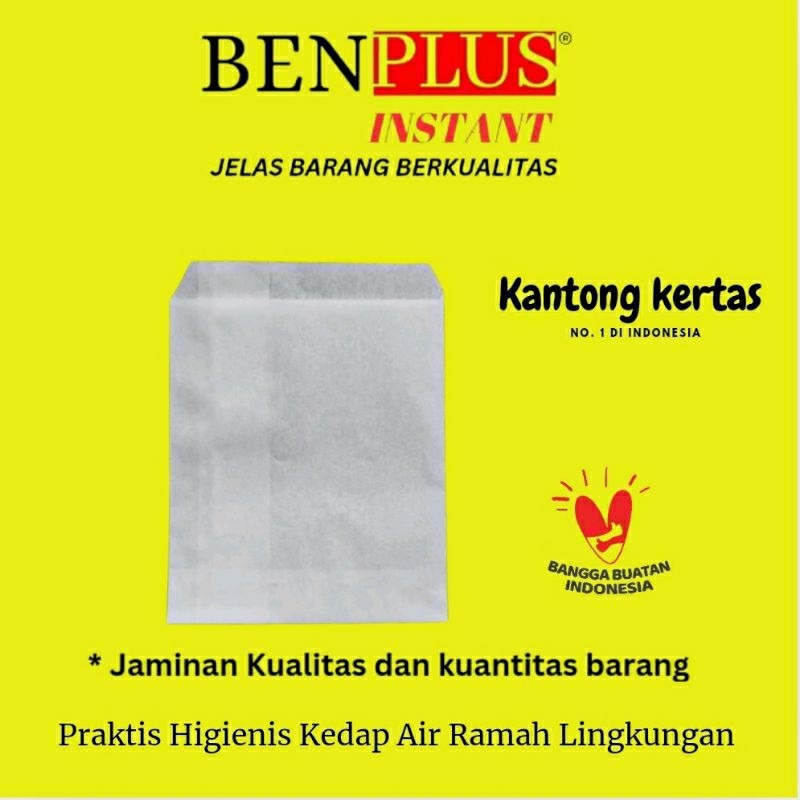 

Kantong Kertas 14 x21cm isi 100 pcs Polos