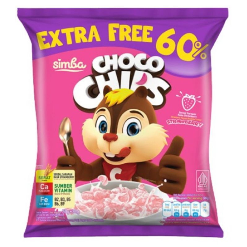 Simba Choco Chips Strawberry Bag