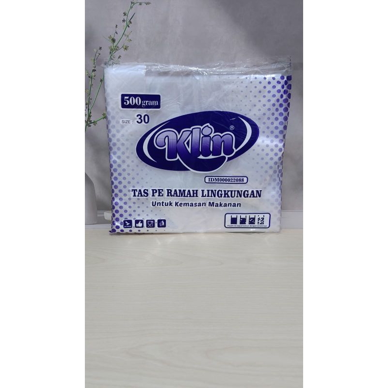 KRESEK PE BENING / KANTONG PLATIK BENING / KRESEK NATURAL TEBAL