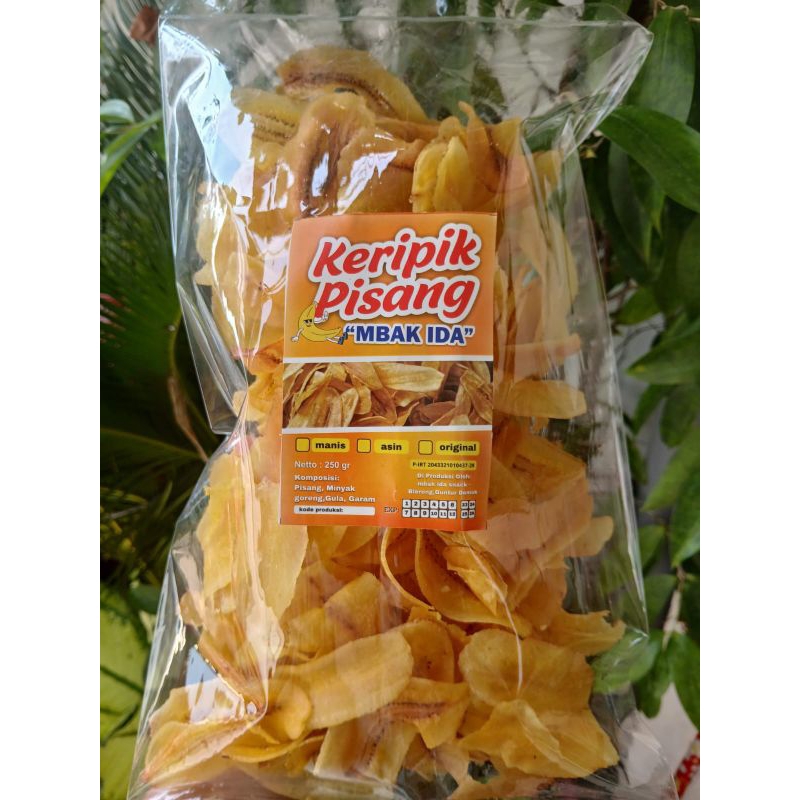 

keripik pisang tipis renyah