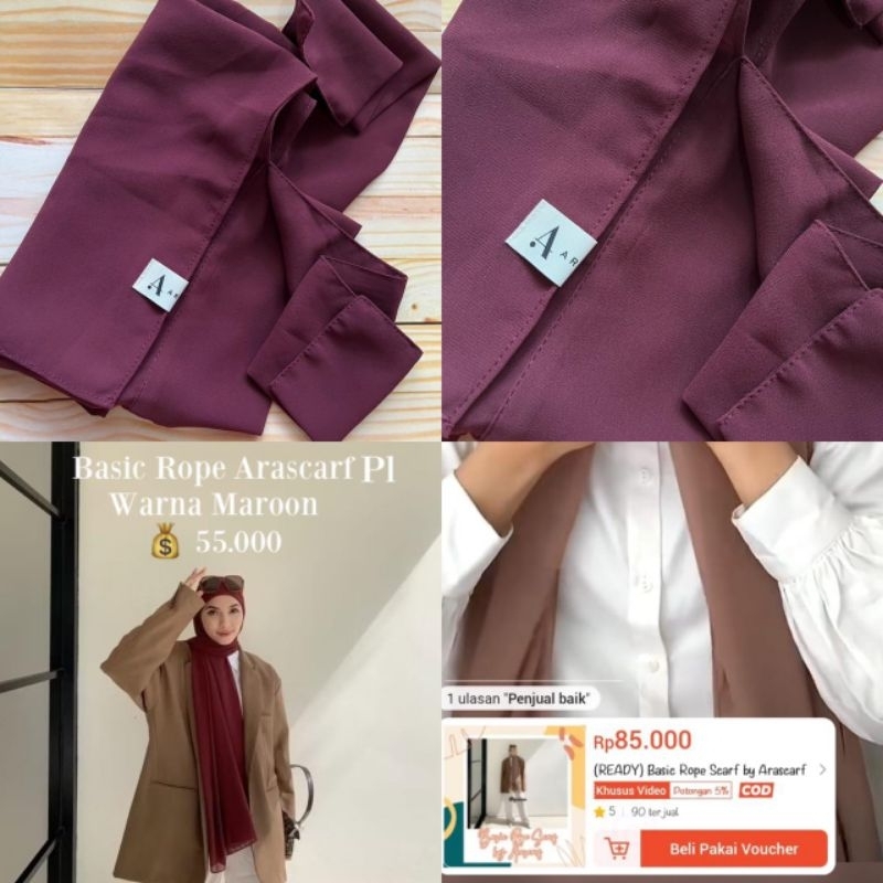 PASHMINA ARASCARF PL / PASHMINA MELODY ARASCARF / ARASCARF PRELOVED